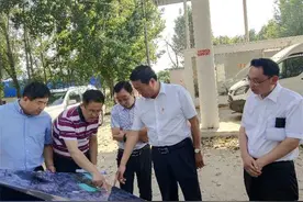 卧龙区委书记高贤信调研S234鸭河快速通道项目建设图片
