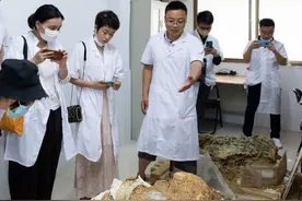 长沙文物修复首向公众开放 长沙志愿者“深度体验”修文物图片