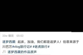 快手上的“最佳拍档”：一人一狗，逐梦西藏图片