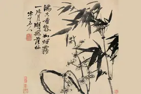 满空香散如烟雾 一片月明飞落梅——石涛花卉作品欣赏图片