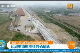 我国“八纵八横”高铁网沿海通道年底贯通，盐通高铁正式开始铺轨视频封面
