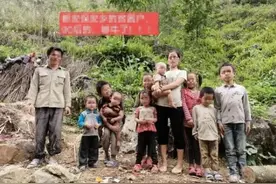 90后夫妻生9子，第10子2个月后出生，丈夫：生完不生了，累图片