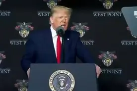 特朗普西点军校毕业演讲：我们不是世界警察图片