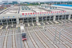 上海市轨道交通6号线港城路车辆段正式投入使用图片