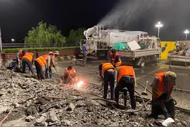 北京路桥通车了！临沂顺利完成沂河大桥破损桥梁伸缩缝更换施工图片