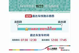 上海轨交16号线新增直达车，龙阳路至滴水湖仅需37分钟图片