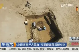 收获颇丰！小清河章丘古墓群考古又有新发现，最早有汉代的砖石墓视频封面