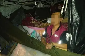 杭州一快递小哥偷拿水果摊摊主香烟，被对方隔着铁丝网一把抓住：昨天我就没报警，没想到今天你又来了图片