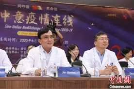 中方专家为意医疗机构抗疫“支招”图片
