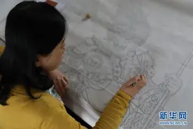 甘肃天水：千丝万缕织就“东方软浮雕”图片