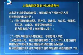 上海市跨区就业补贴申请条件视频封面