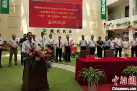 新疆南部首个有机观光生态牧场签约图片