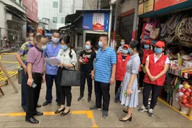 【创建全国文明城市】区委常委、副区长陆颖到朝阳街道华东社区检查指导创建文明城市工作图片
