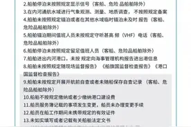 长江海事“首违不罚”：限定18种轻微违法行为，需同时符合三个条件图片