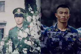 那一身旧军装是我儿时的梦想！父亲，长大后我更像你了图片