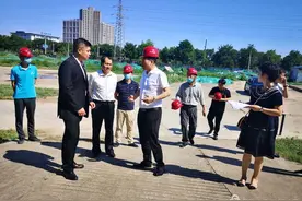 西安市委宣传部常务副部长廉宏伟一行，调研经开区重点项目建设图片