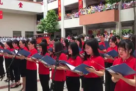 视频｜数千人“喊楼”助威中高考，惠州综合高中沸腾了图片