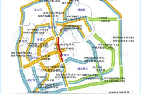 魔都中心城快速路有18个拥堵区段，桥隧中徐浦大桥分担率最高图片