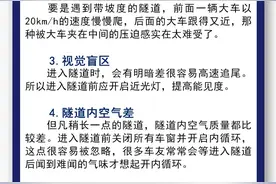【每日一看】高速公路隧道安全行车攻略图片