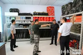 惠民县委常委、县人武部部长刘志勇到何坊街道调研图片