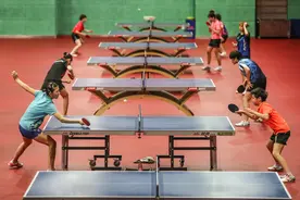 乒乓球——辽宁省乒乓球队进行公开训练图片