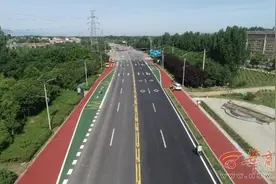 107省道关中环线提升改造9月底完工 环山路将现20公里“花道”图片