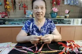 20年与“结”结缘，济南结艺非遗传人巧手编织“千千结”图片