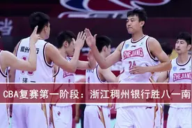 CBA复赛第一阶段：浙江稠州银行胜八一南昌视频封面