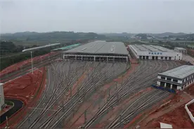 南宁地铁4号线五象车辆段完工在即 通车条件愈趋成熟图片