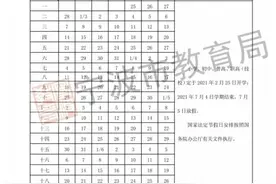 定了！宁波中小学2020-2021学年校历公布！还有这些要求图片