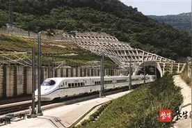 商合杭高铁全线贯通图片