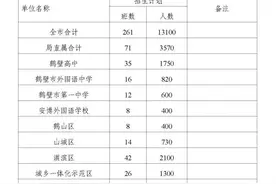 速看！鹤壁2020年高中阶段教育招生计划、中招报考、考场设置情况发布图片