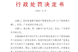 惊呆！2个人的“黑天鹅”公司，用近2亿元内幕交易这只股票，最终亏5300万还被罚200多万图片