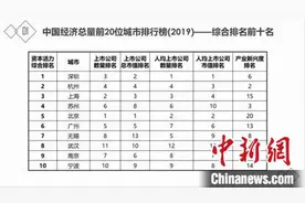 中国城市资本活力指数在沪发布 深圳杭州上海综合排名前三图片