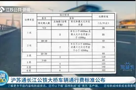 最新！沪苏通长江公铁大桥车辆通行费标准公布：小客车30元/次视频封面