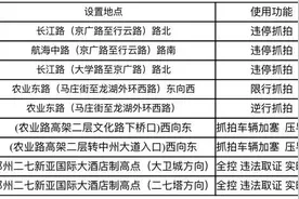 郑州新增24套电子监控，今天起开拍！附具体位置图片