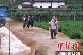 山洪突袭偏僻山村 浙江江山104户198名村民全部转移图片