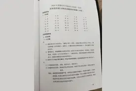 「文综」2020高考湖南文科综合答案公布图片