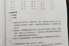「文综」2020高考湖南文科综合答案公布图片