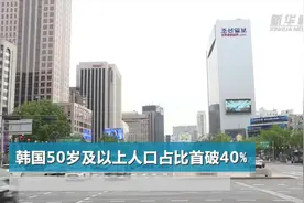 韩国50岁及以上人口占比首破40%视频封面