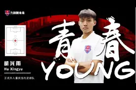 吴庆、冯劲之后，又多了个重庆崽儿！U23队小将胡兴雨正式调入重庆当代一线队图片