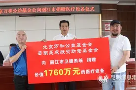 北京万和基金会联合云南晟成基金会向丽江捐赠1760余万元医疗设备图片