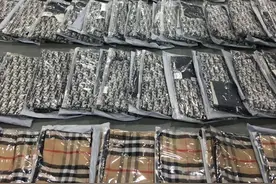 价值100多万元！“LV”“GUCCI”“巴宝莉”等国际名牌货涉嫌侵权假冒被查图片