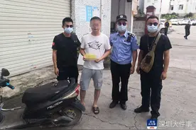 未正常上牌又担心被查处，深圳两男子盗取他人电动车车牌被抓图片