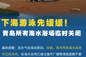 下海游泳先缓缓！青岛所有海水浴场临时关闭图片
