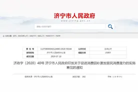 发放消费券、复苏影院消费…济宁出台15条措施激发居民消费潜力图片