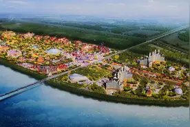 提前曝光！岷江边，舰船造型 天府新区恒大童世界预计2022年开园图片