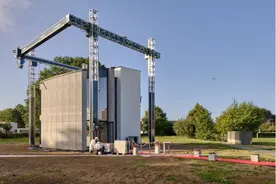 Kamp C使用欧洲最大的3D打印机建造两层楼房图片