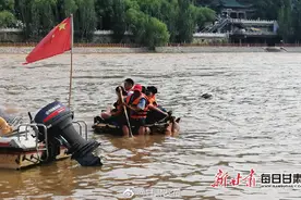 水位降了！羊皮筏子漂起来 兰州黄河之滨活力重现图片