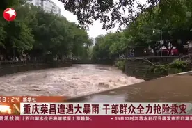 重庆荣昌遭遇大暴雨  干部群众全力抢险救灾视频封面